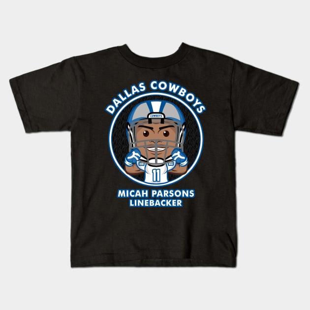 Micah Parsons Kids T-Shirt by Mudahan Muncul 2022